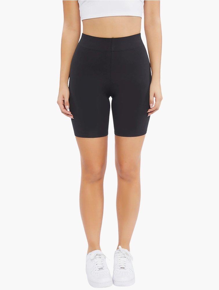 Black biker shorts forever 21 sales